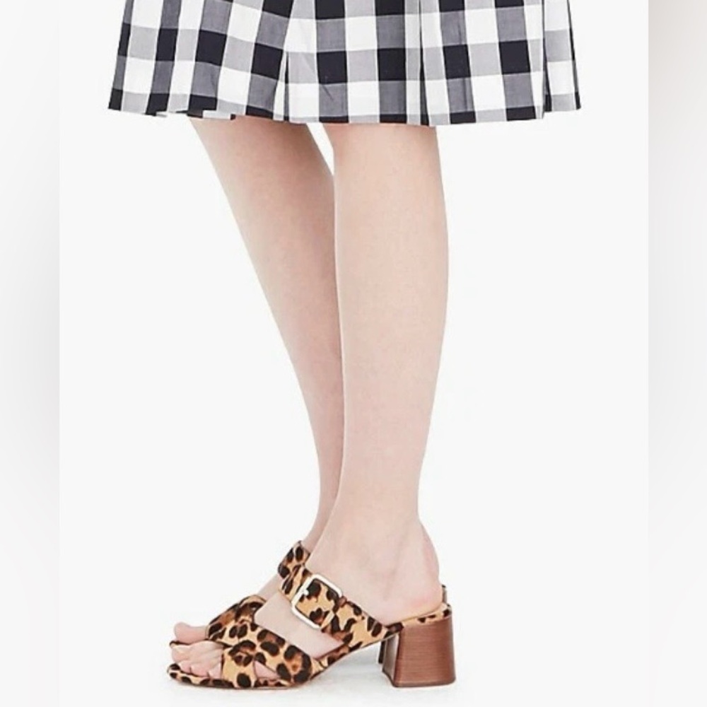 J. Crew Penny Slide Sandals in Leopard Calf Hair - Picture 12 of 13